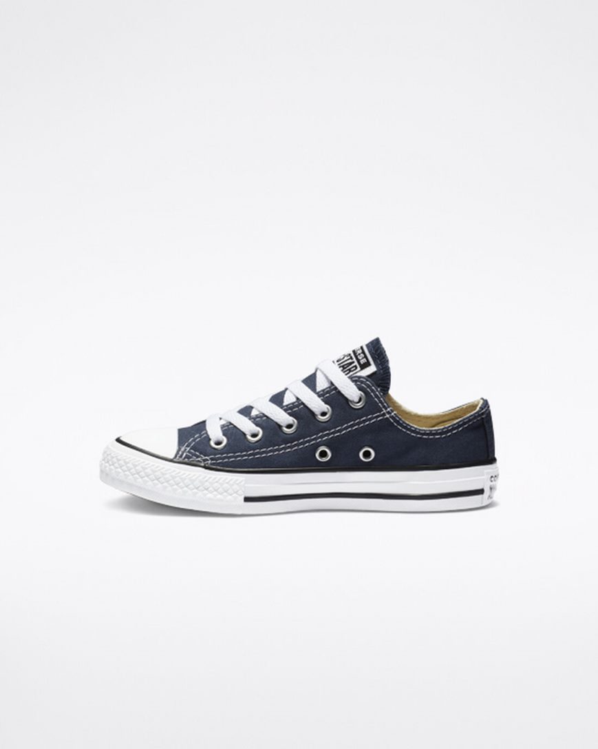 Boys' Converse Chuck Taylor All Star Classic Low Top Shoes Navy | AU 63CE1O